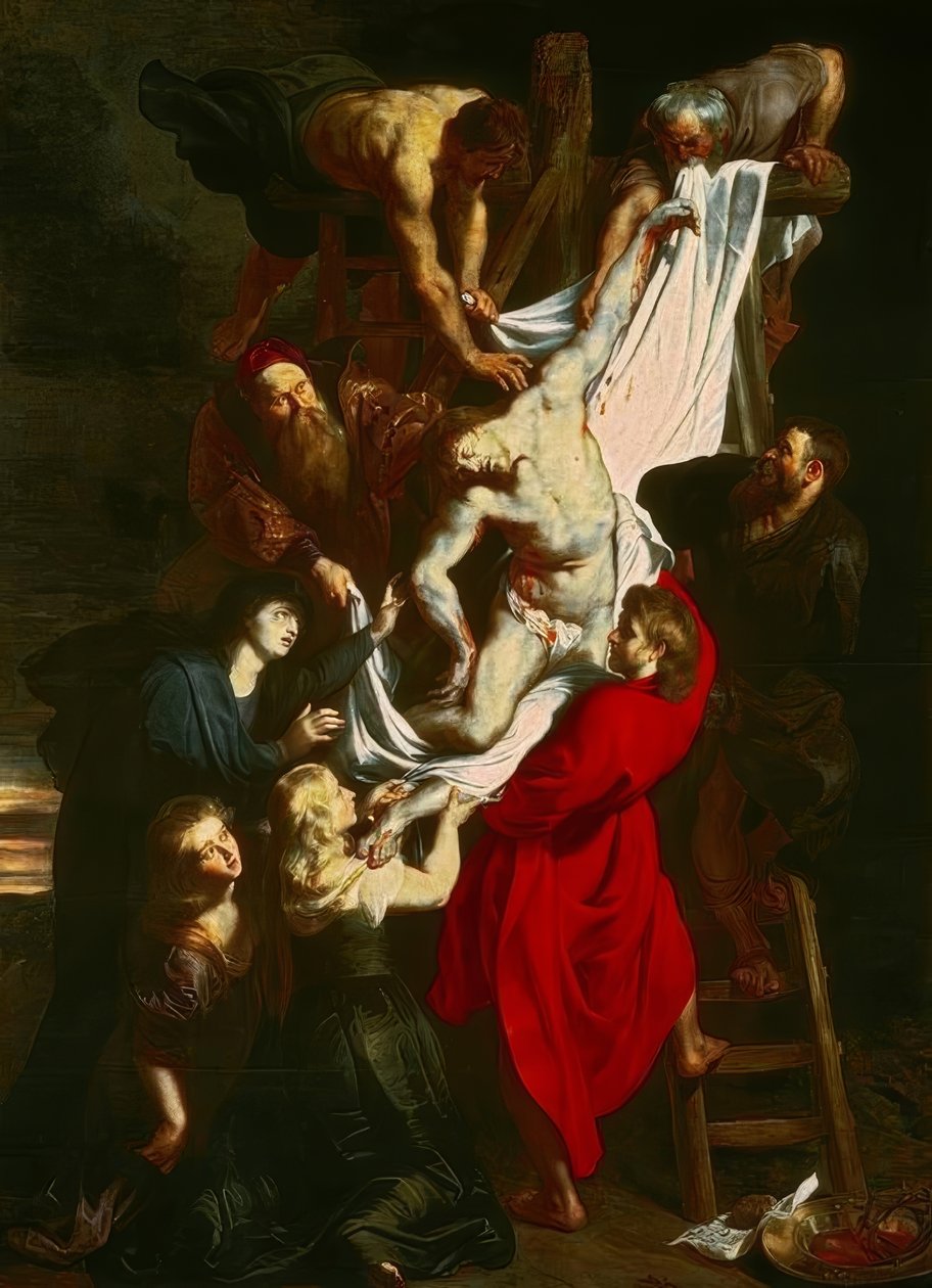 El descendimiento de la cruz de Peter Paul Rubens