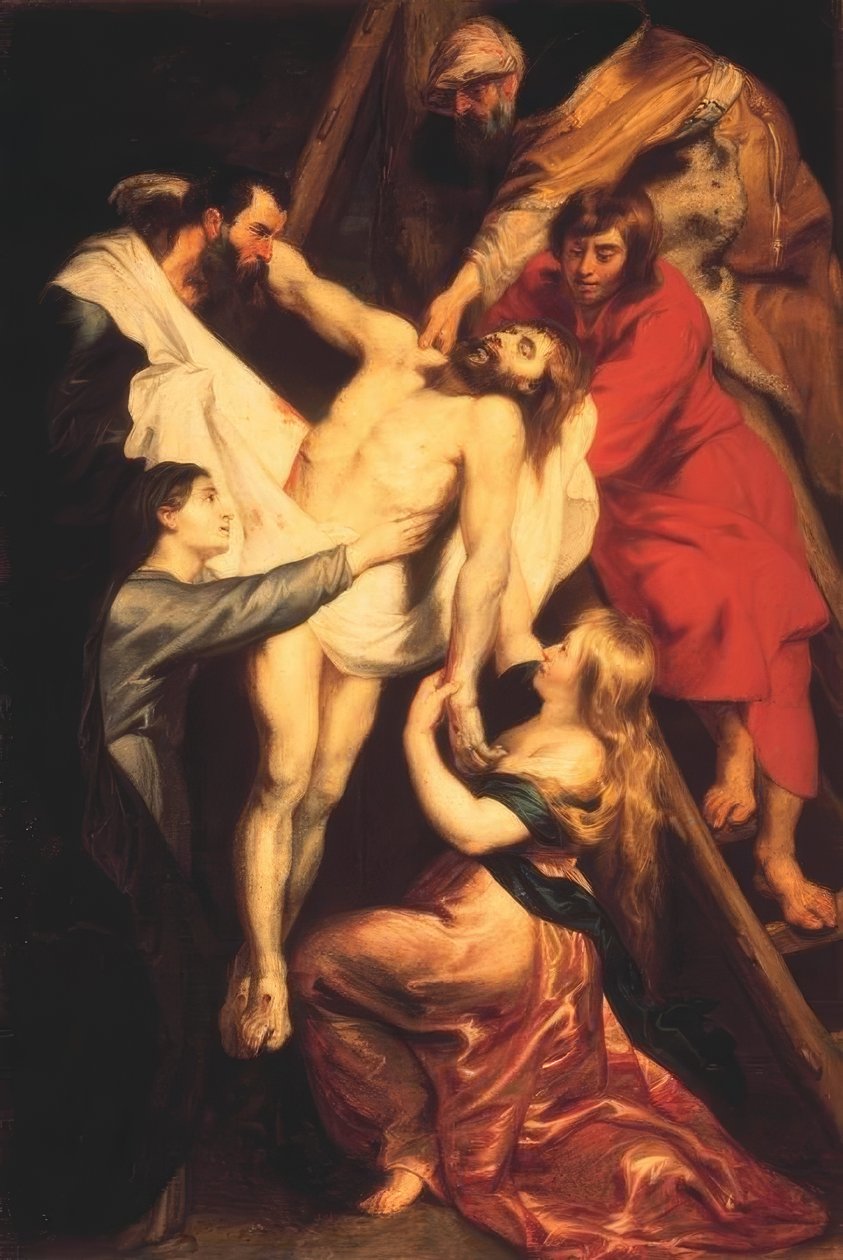 El descendimiento de la cruz de Peter Paul Rubens