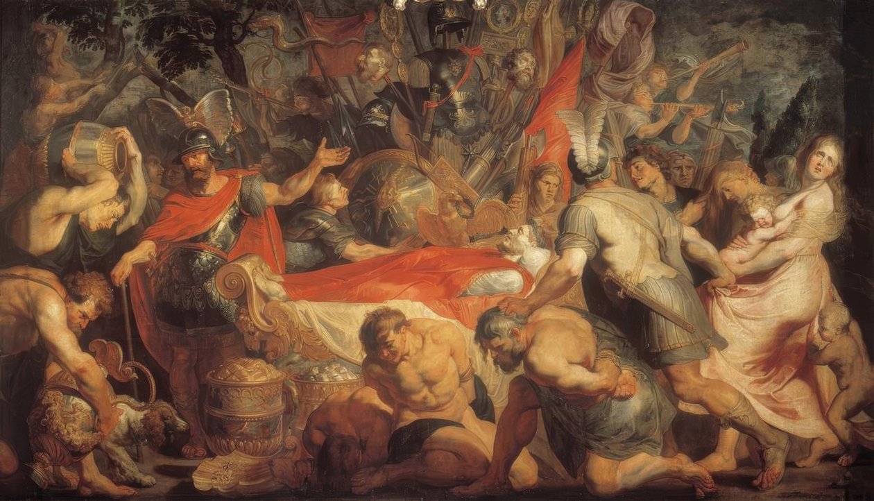 El funeral de Decio Mus de Peter Paul Rubens