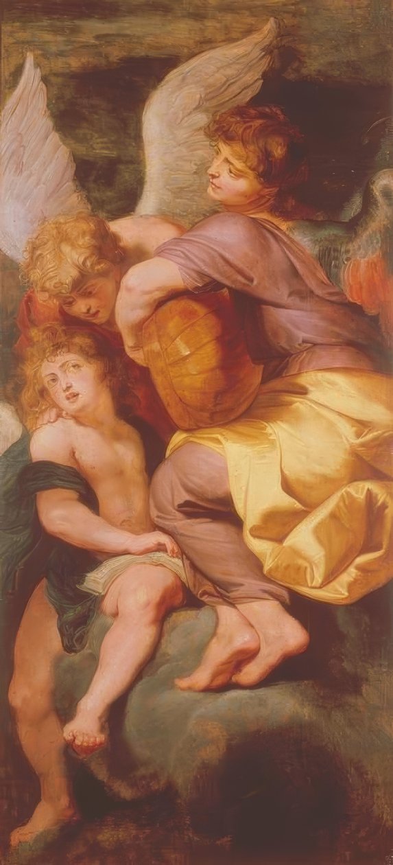 Tres ángeles músicos de Peter Paul Rubens