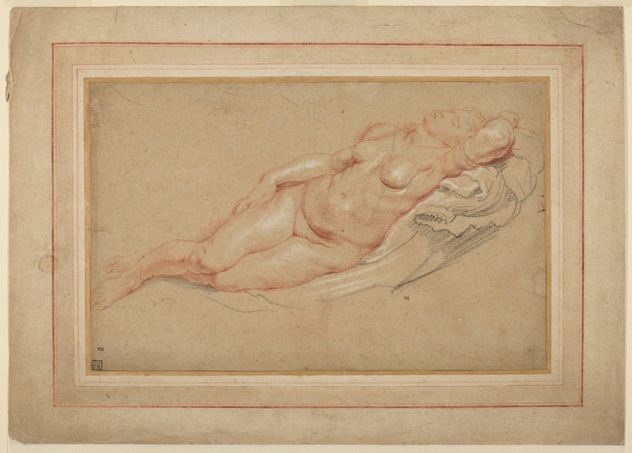 Desnudo femenino, 1628 - 1630 de Peter Paul Rubens