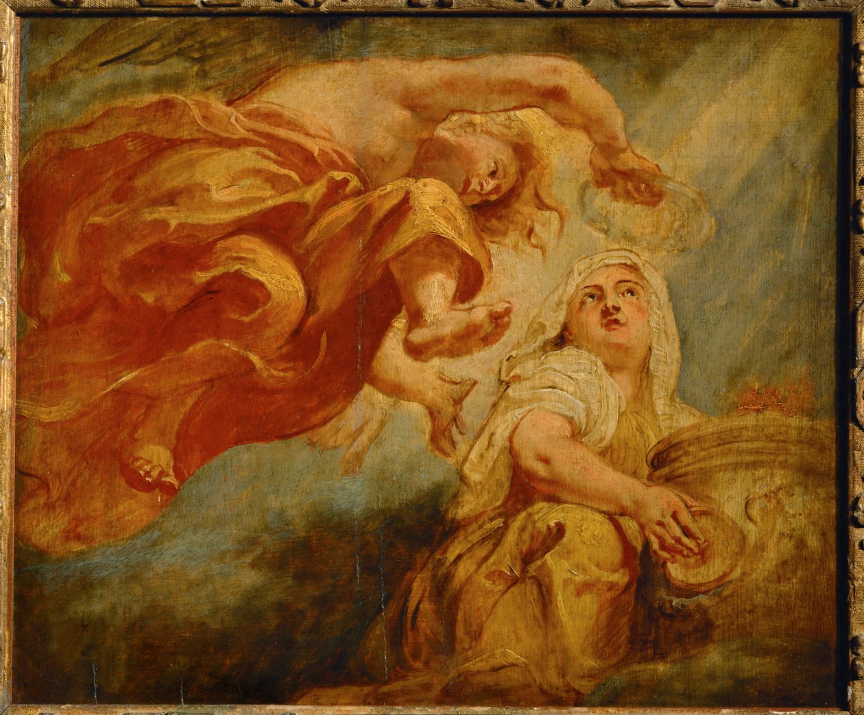 Religión coronación del genio de Peter Paul Rubens
