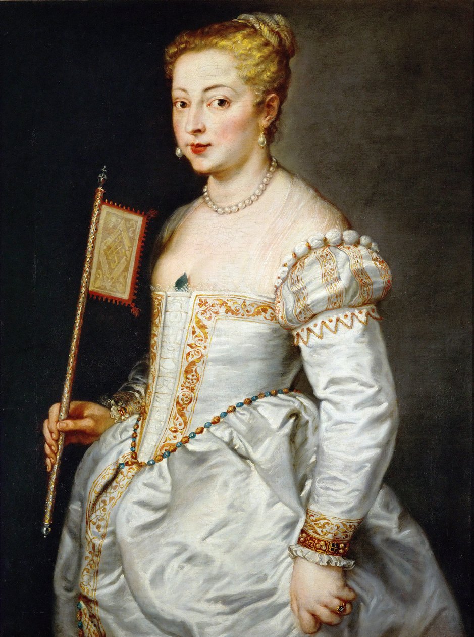 Chica con abanico, ca. 1628-1629 de Peter Paul Rubens