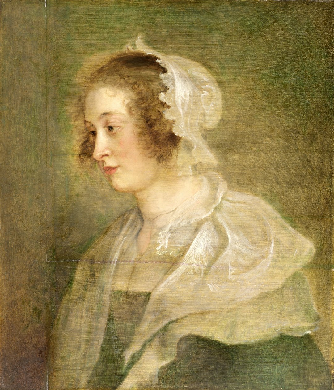 Cabeza de una joven de Peter Paul Rubens