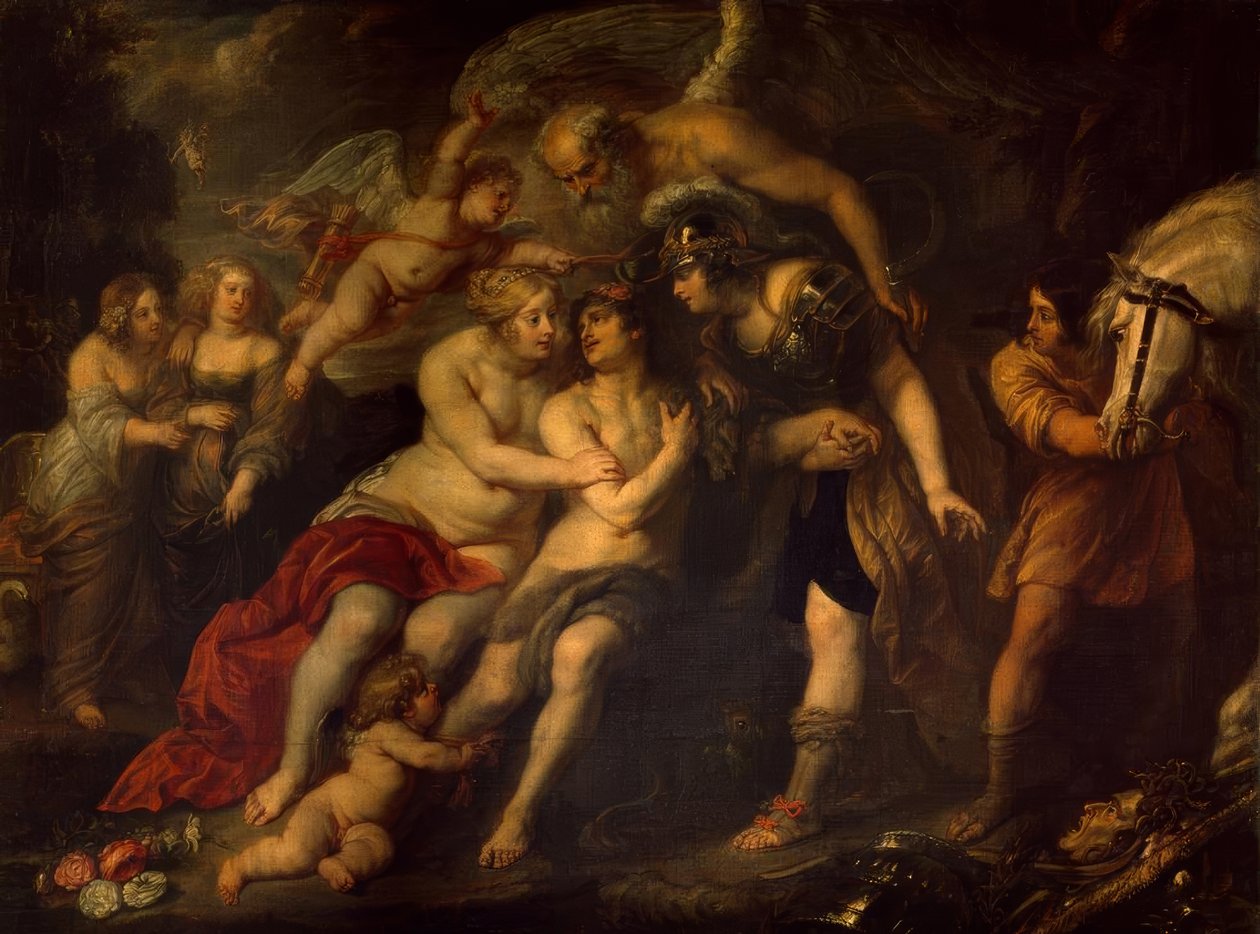 Hércules en la encrucijada de Peter Paul Rubens