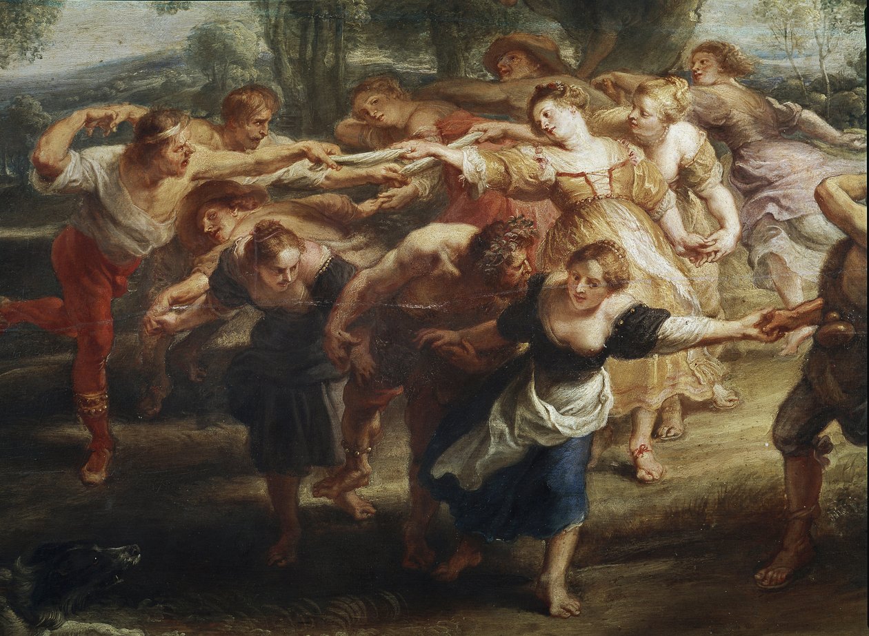 Danza campesina (detalle) de Peter Paul Rubens
