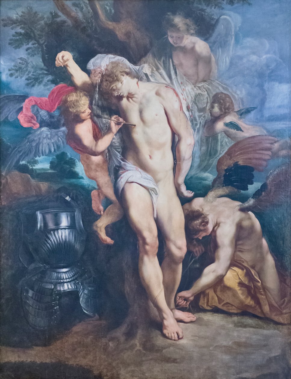San Sebastián curado por los ángeles de Peter Paul Rubens