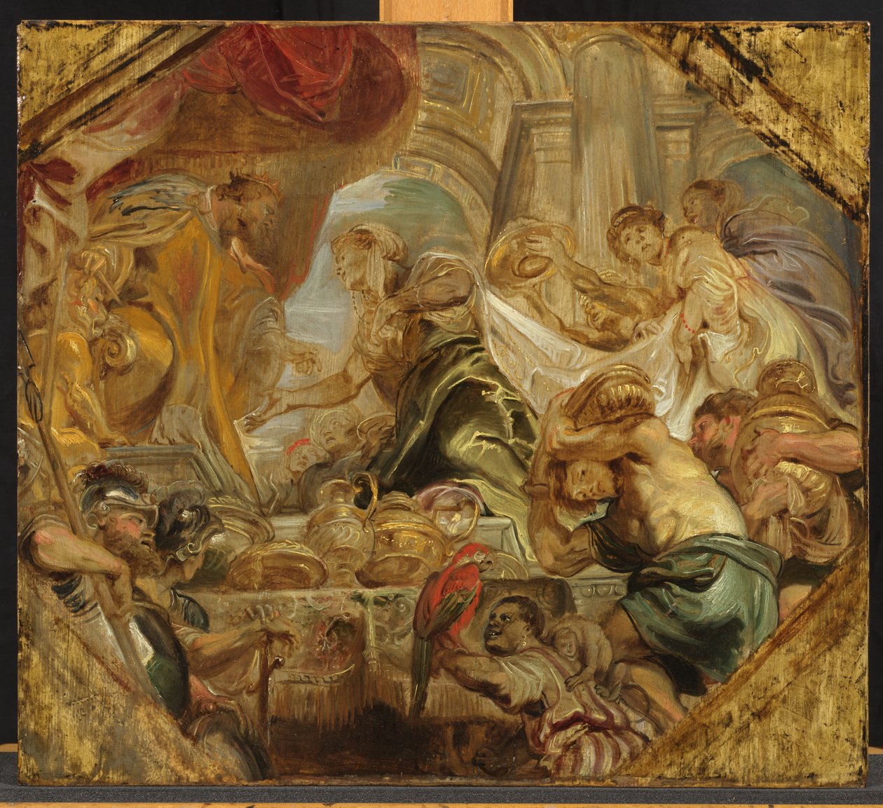 Salomón recibiendo a la Reina de Saba de Peter Paul Rubens