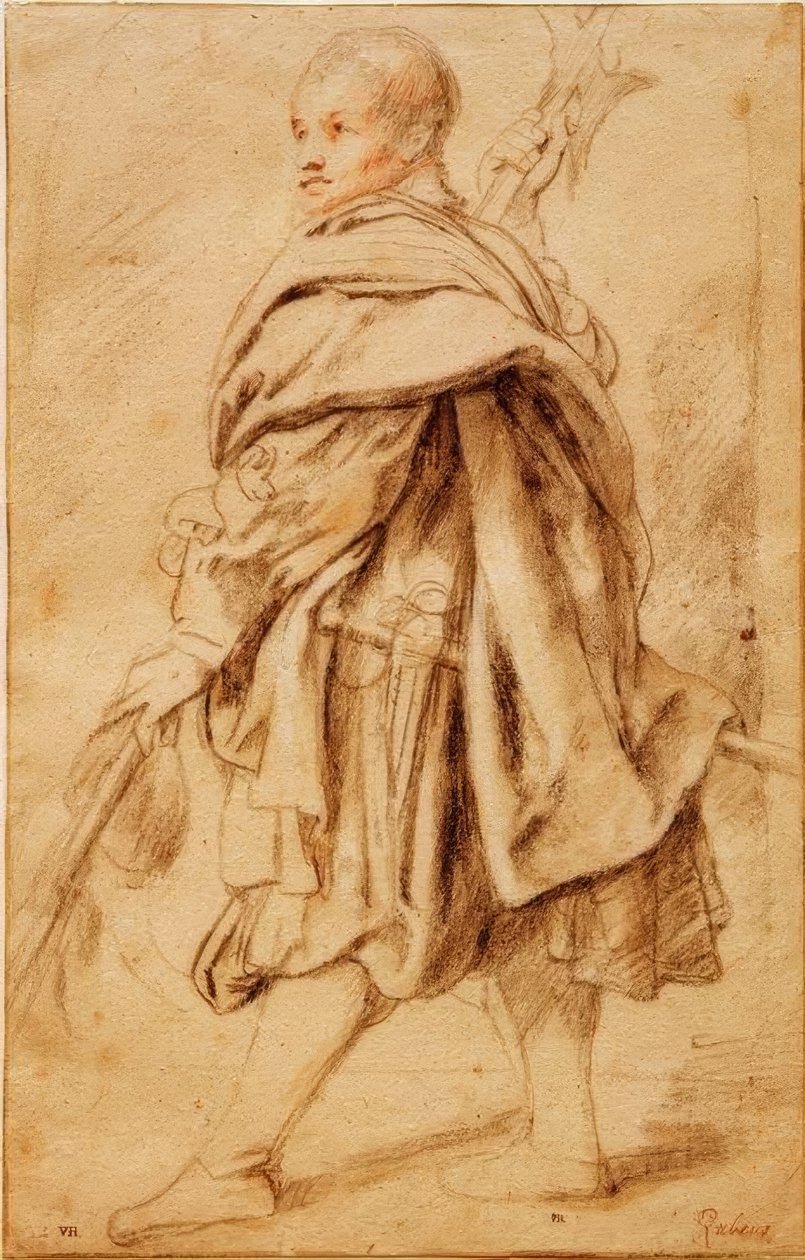 Estudio de un alabardero de Peter Paul Rubens