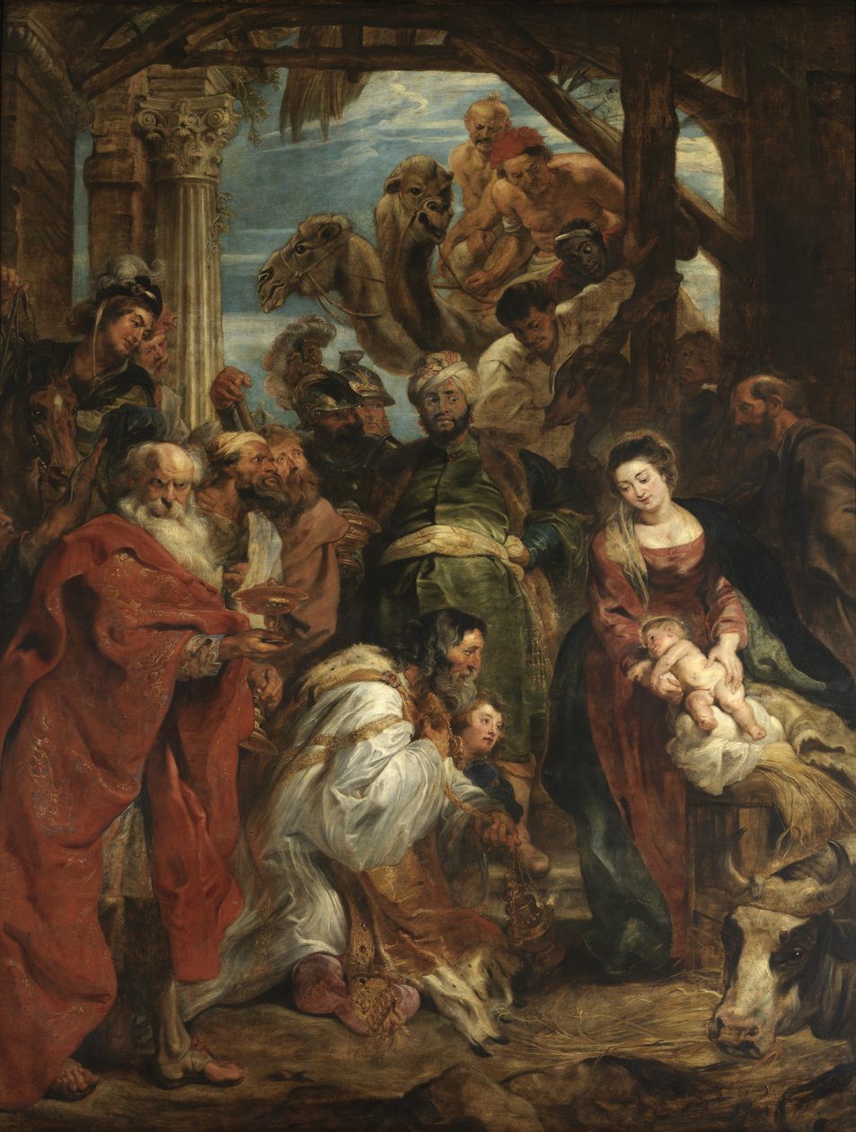 Adoración de los Reyes Magos de Peter Paul Rubens