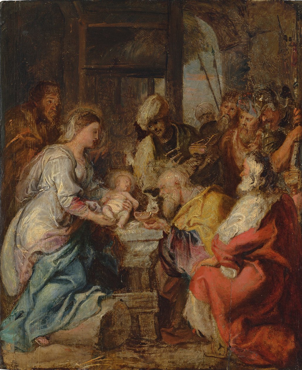 La adoración de los magos de Peter Paul Rubens