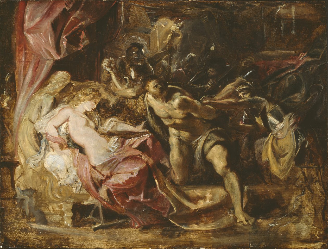 La captura de Sansón de Peter Paul Rubens