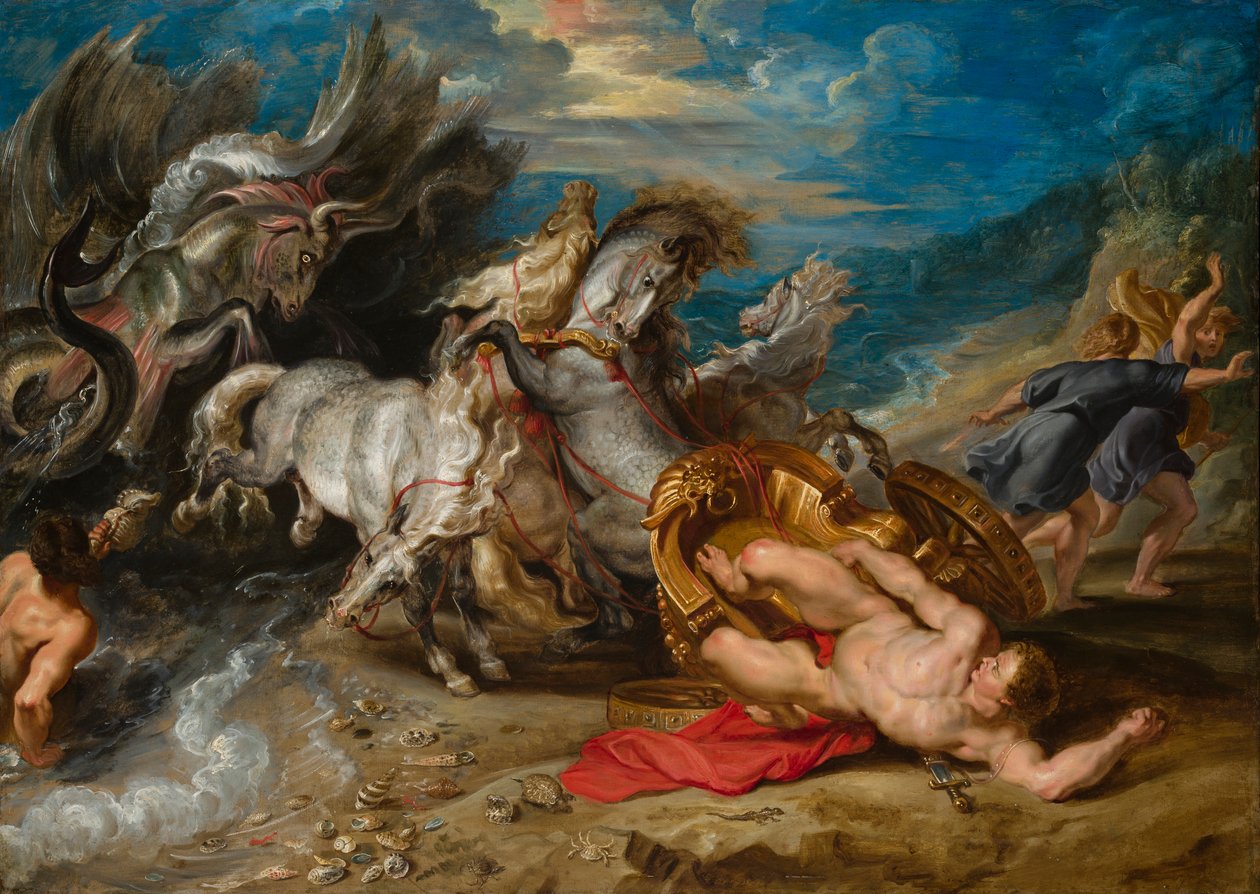 La muerte de Hipólito, c.1611-13 de Peter Paul Rubens
