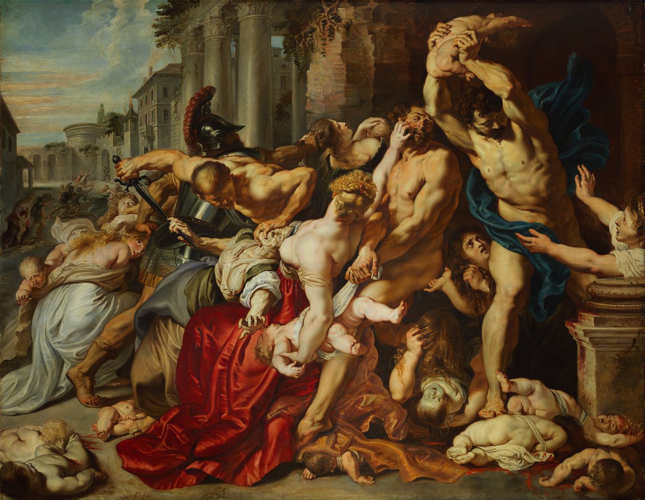 La masacre de los inocentes de Peter Paul Rubens
