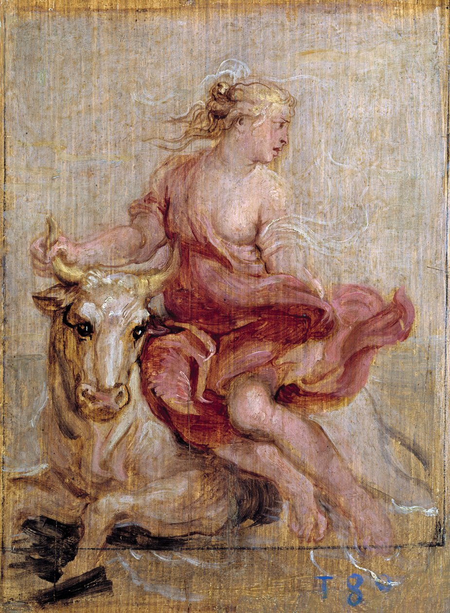 El rapto de Europa, 1636-7 de Peter Paul Rubens