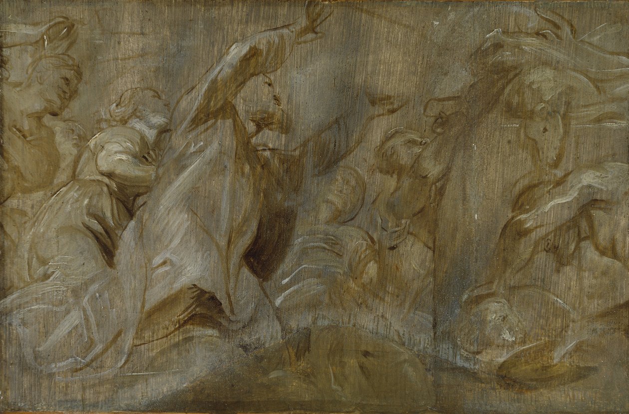 El sacrificio de Noé, siglo XVII de Peter Paul Rubens