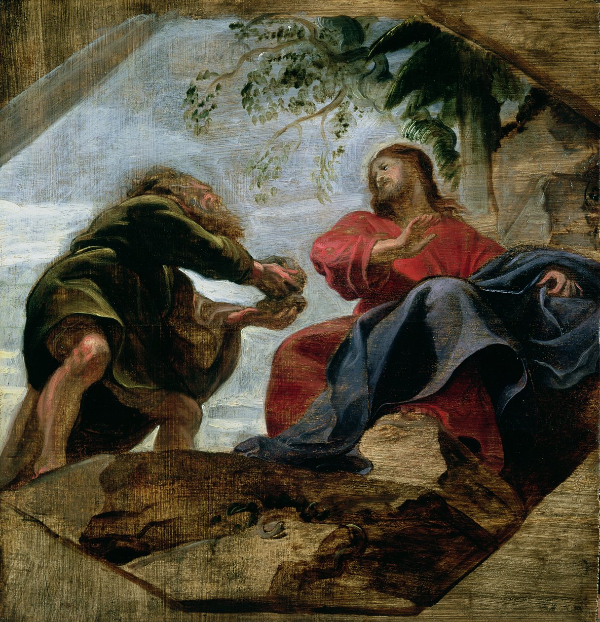 La tentación de Cristo, 1620 de Peter Paul Rubens