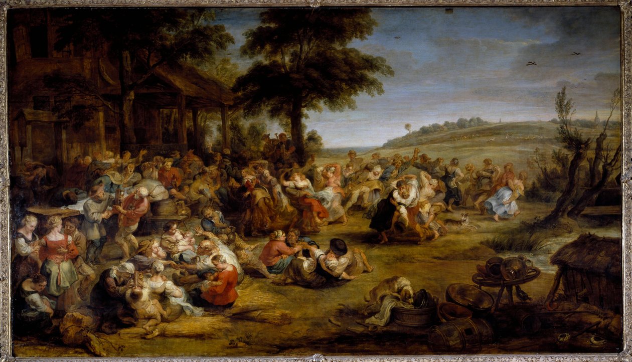 La feria (óleo sobre madera) de Peter Paul Rubens