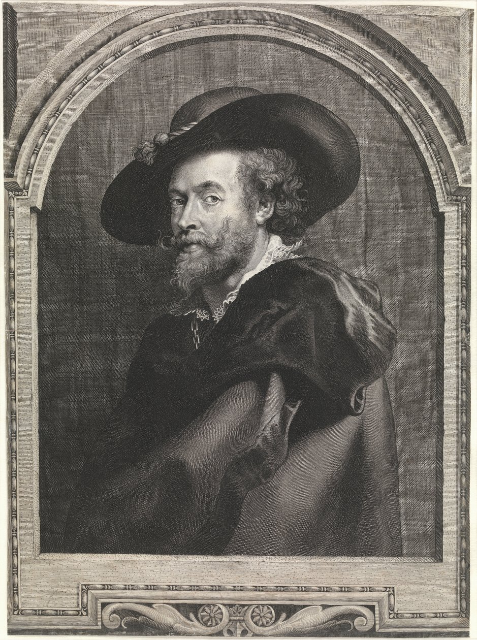 El pintor Peter Paul Rubens (grabado) de Peter Paul Rubens