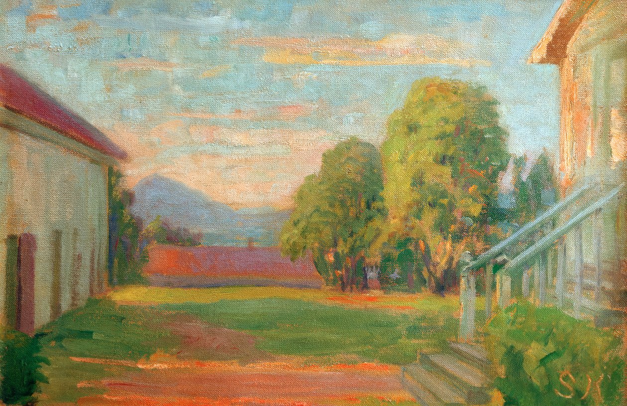 Villa del norte de Italia de Peder Severin Krøyer