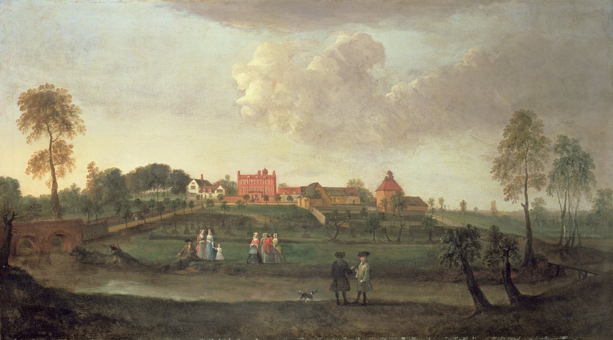 Little Haugh Hall, Suffolk de Peter Tillemans