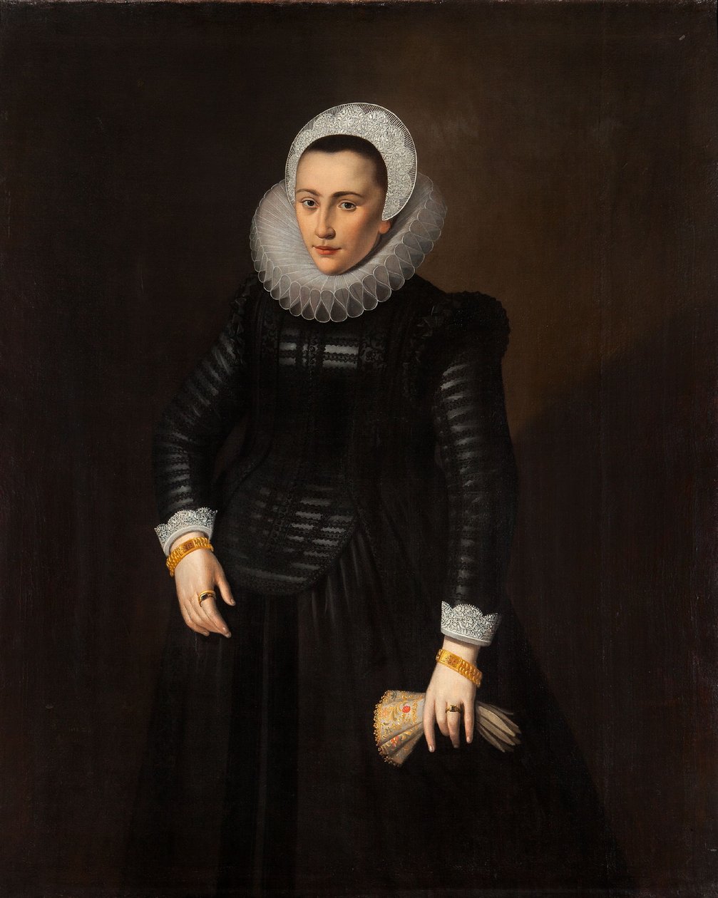 Retrato de Barbara de Herlin de Peter Tillemans