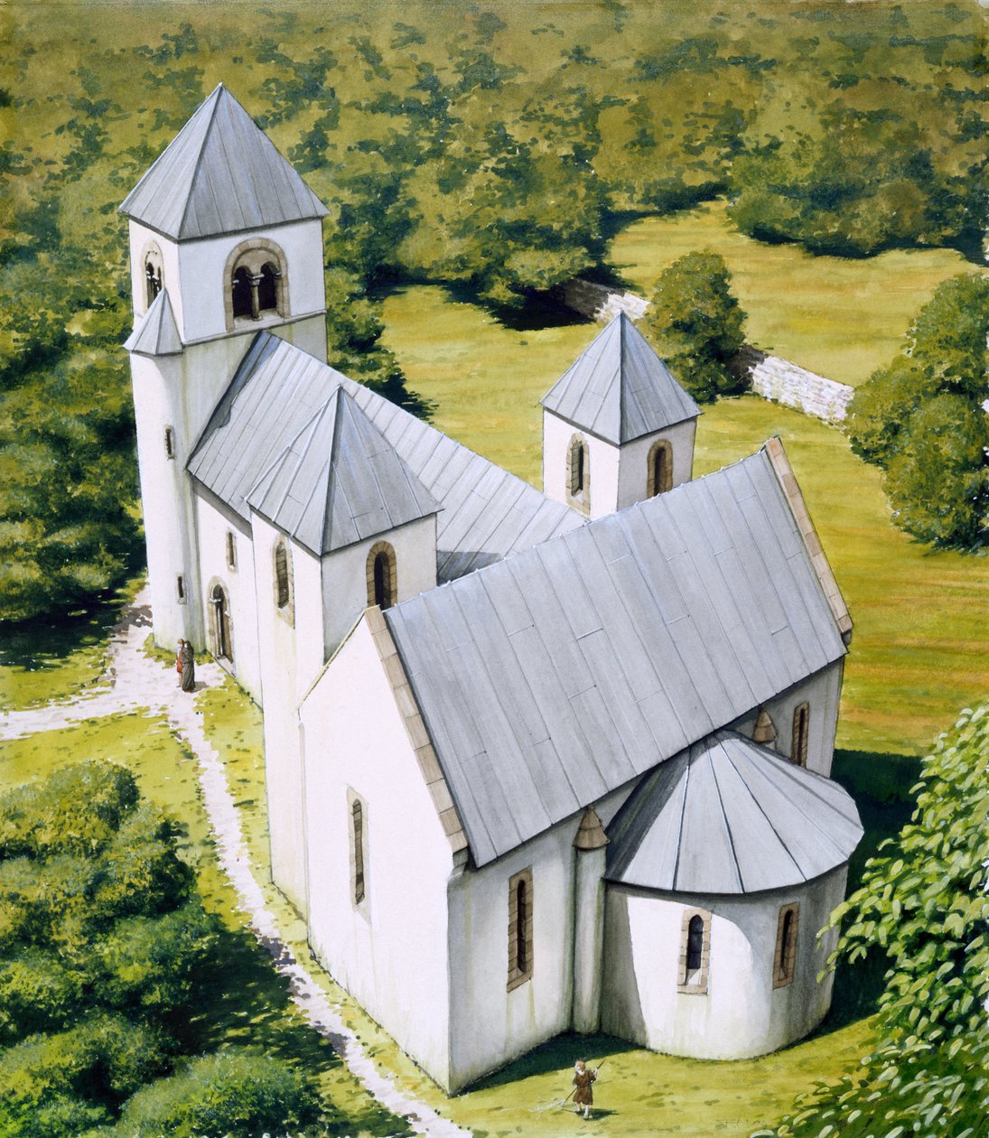 Capilla de North Elmham, c1100, c1990-2010 de Peter Urmston