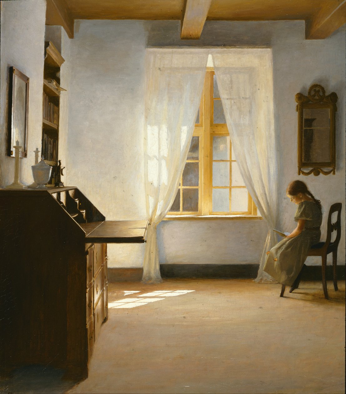 Chica leyendo, 1901 de Peter Vilhelm Ilsted