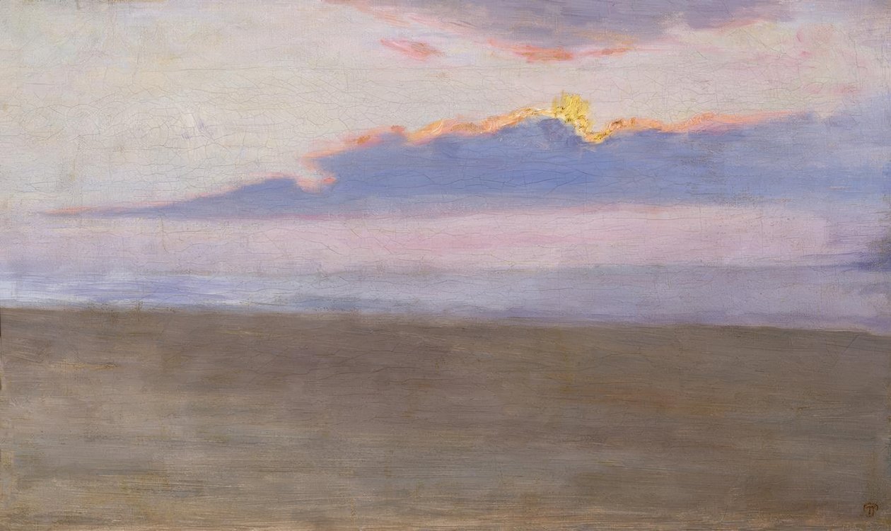 P.V.Ilsted, Estudio del cielo de Peter Vilhelm Ilsted