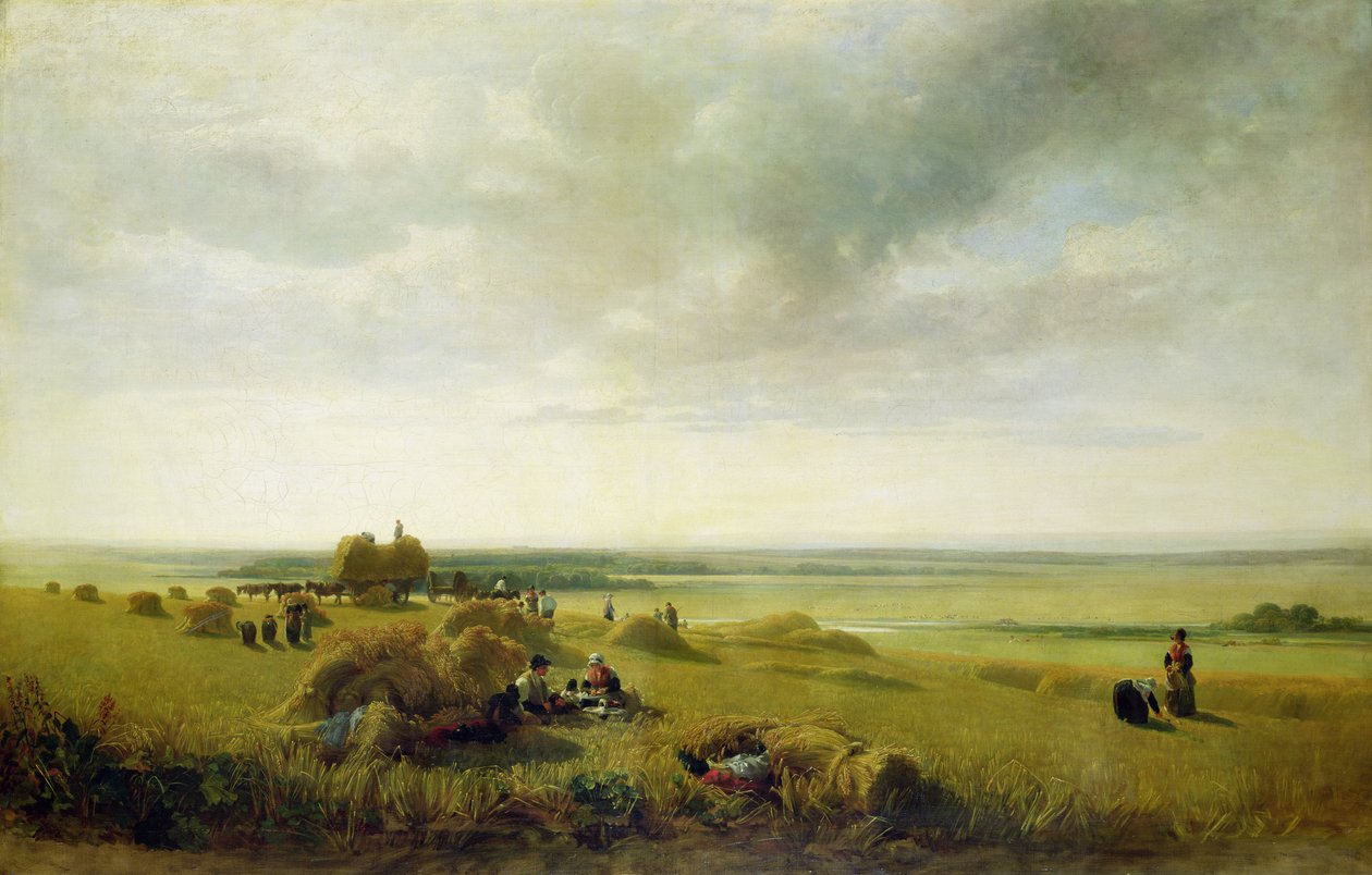 Un campo de maíz de Peter de Wint