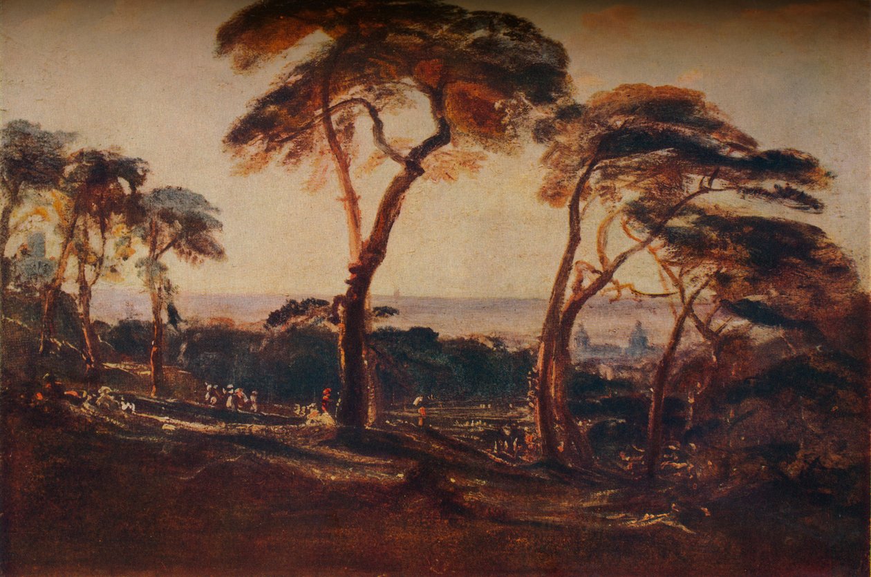 Parque de Greenwich, c1822 de Peter de Wint