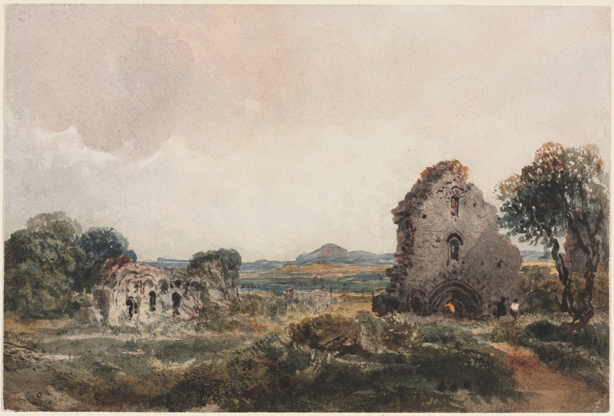 Abadía de Neath, c. 1840s de Peter de Wint