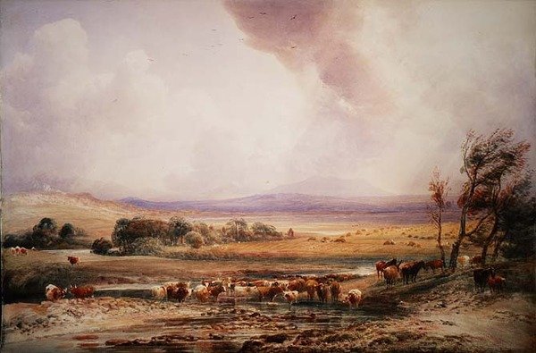 En el río Lowther de Peter de Wint