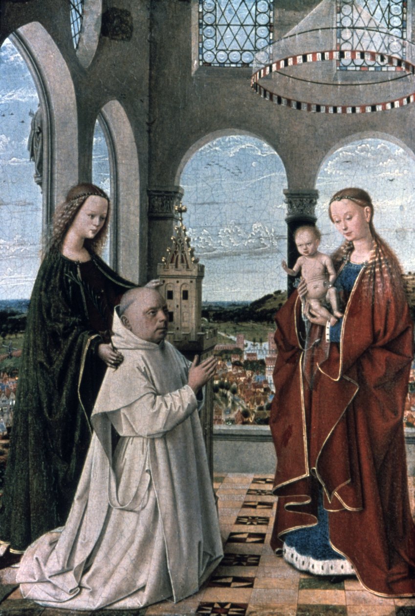 Madonna y el Niño, siglo XV de Petrus Christus