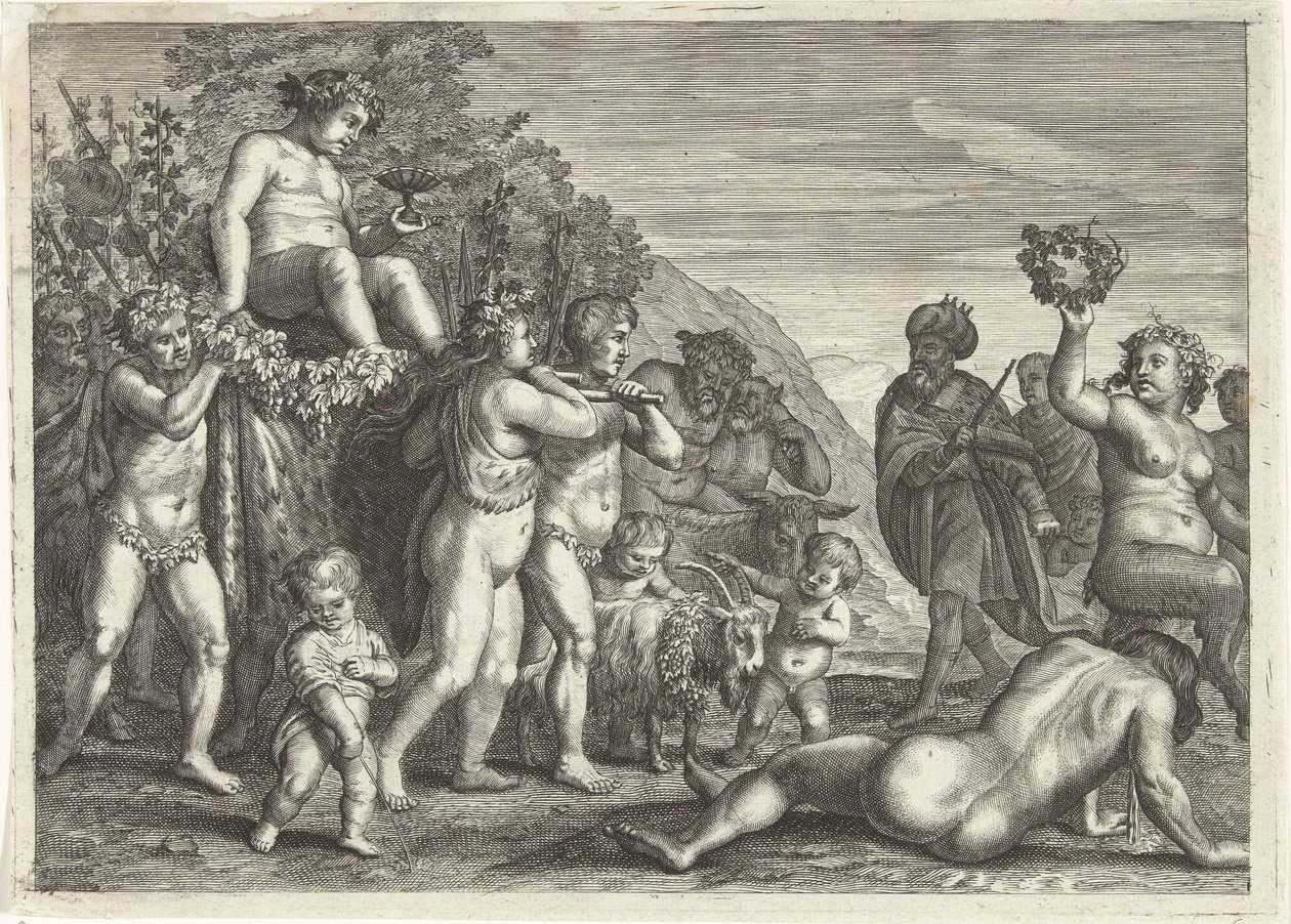 Triomf van Bacchus de Petrus Clouwet (possibly)