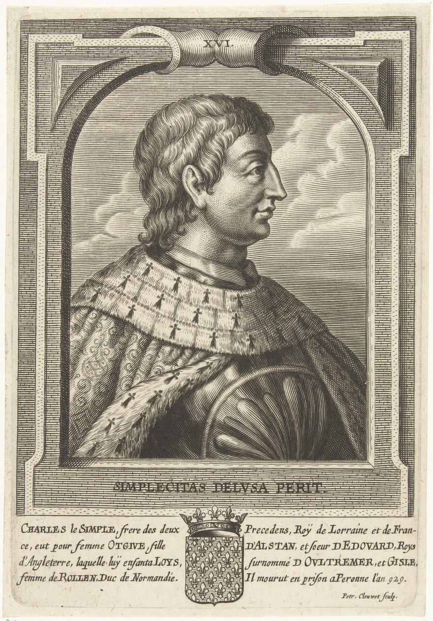 Carlos III de Francia (879-929) de Petrus Clouwet