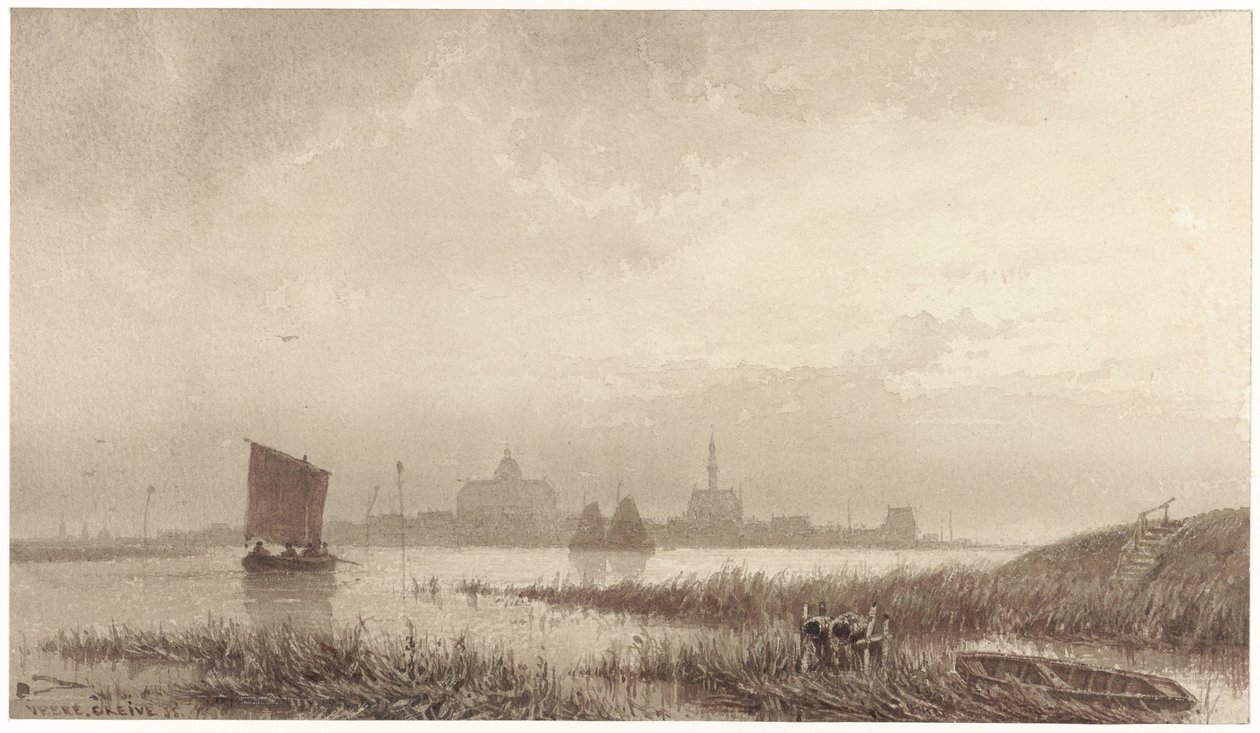 Vista de Veere de Petrus Franciscus Greive