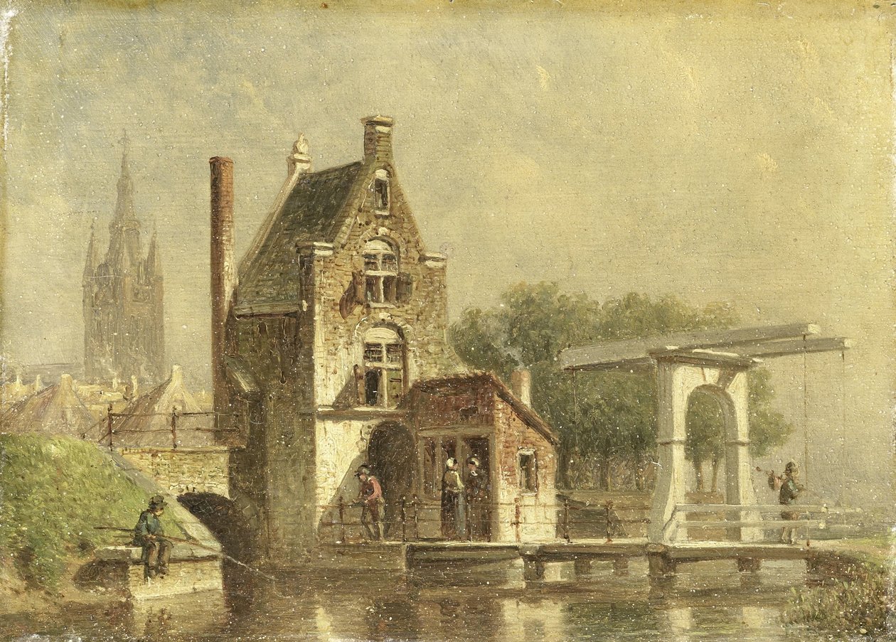 El Koepoort en Delft de Petrus Gerardus Vertin
