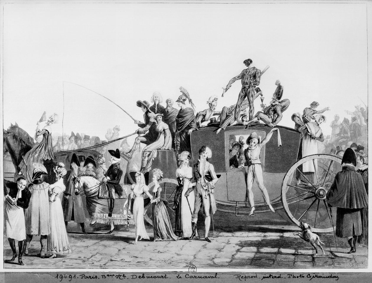 Carnaval, 1810 de Philibert Louis Debucourt