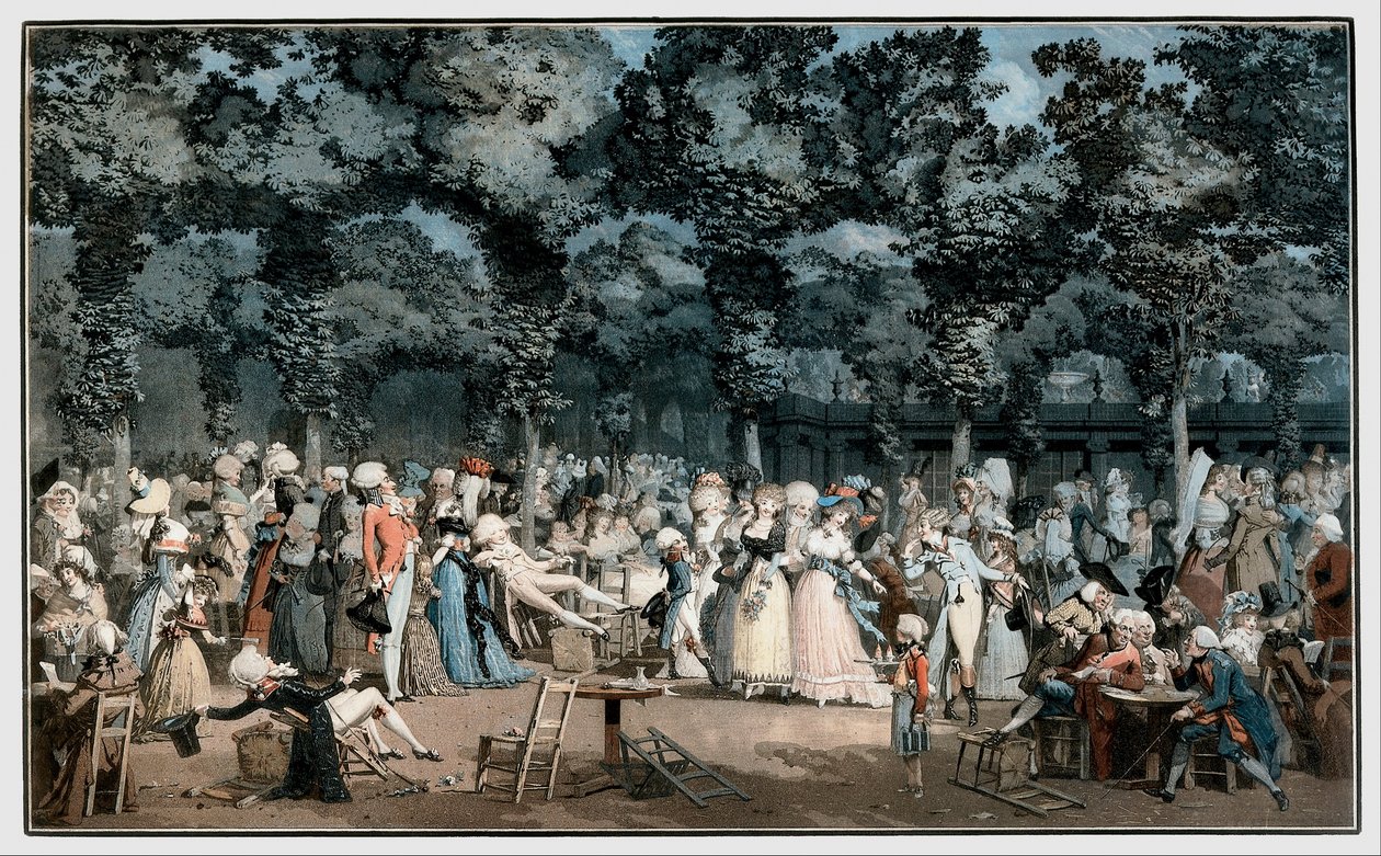 El paseo público (La Promenade Publique) de Philibert Louis Debucourt