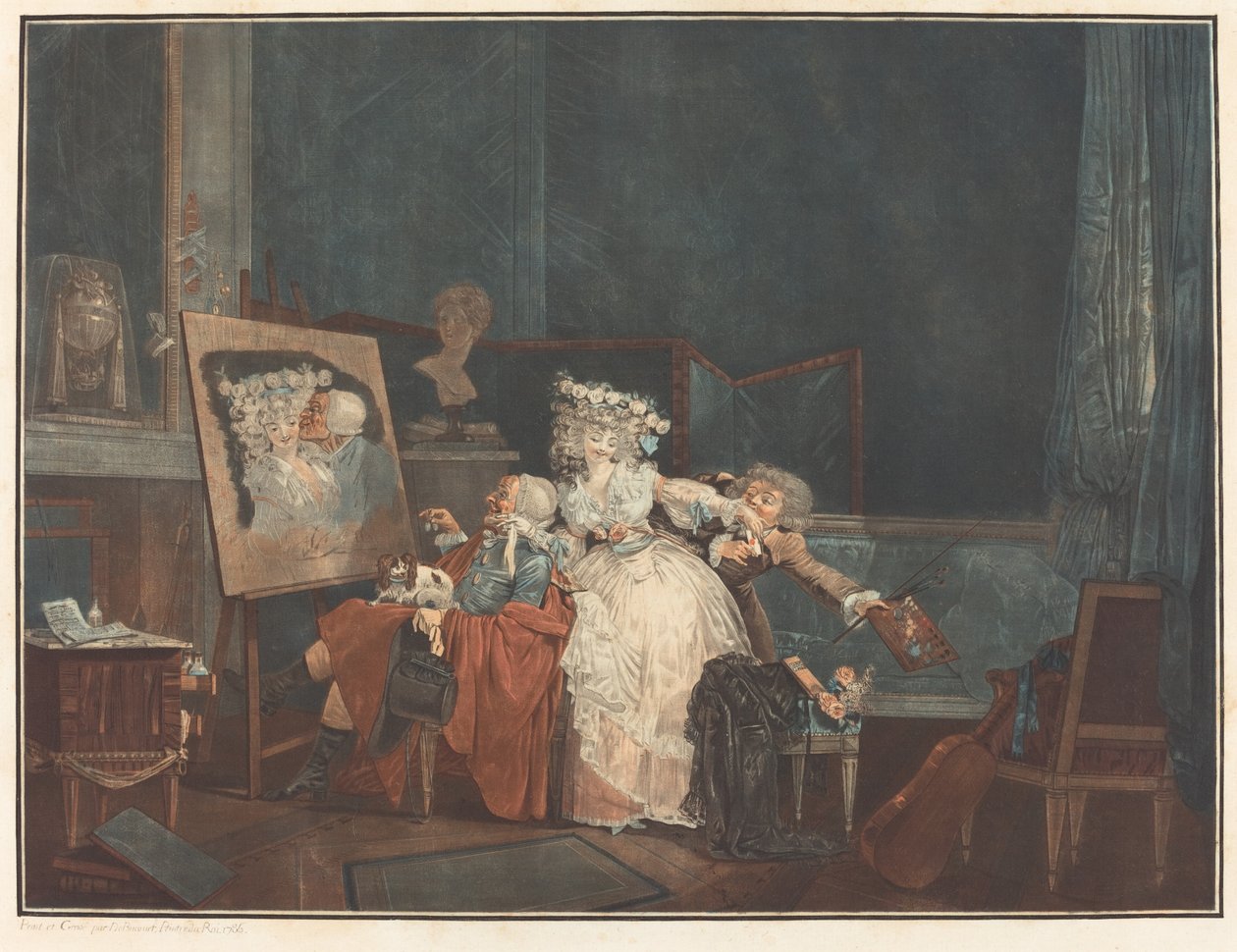 Los dos besos de Philibert Louis Debucourt