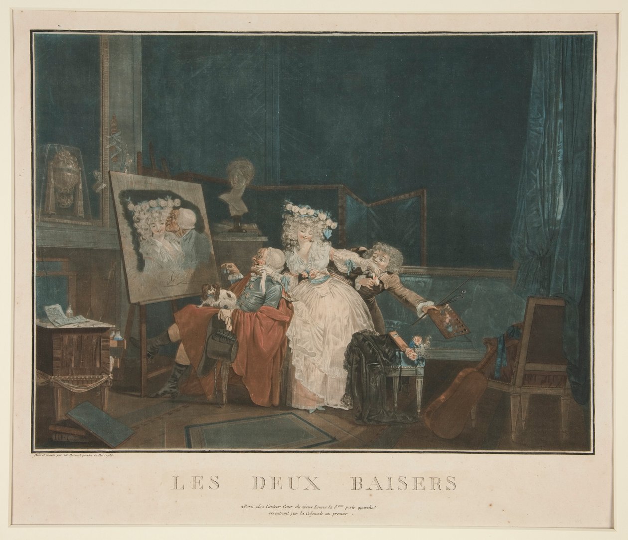 los dos besos de Philibert Louis Debucourt