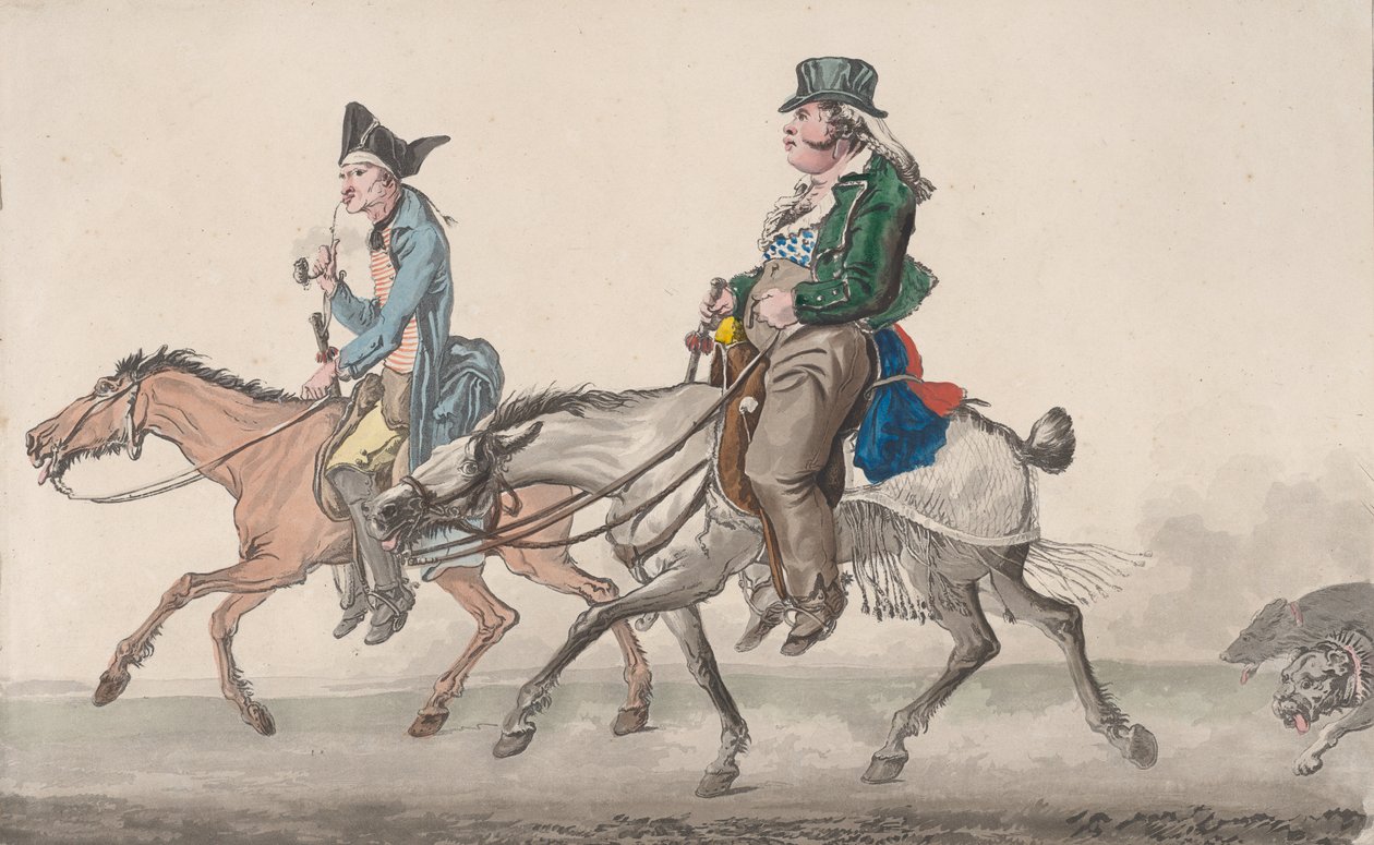 Ruta de Poissy, 1816 de Philibert Louis Debucourt