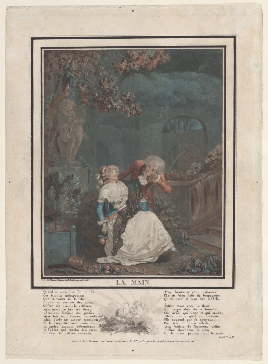 La Mano, 1788 de Philibert Louis Debucourt