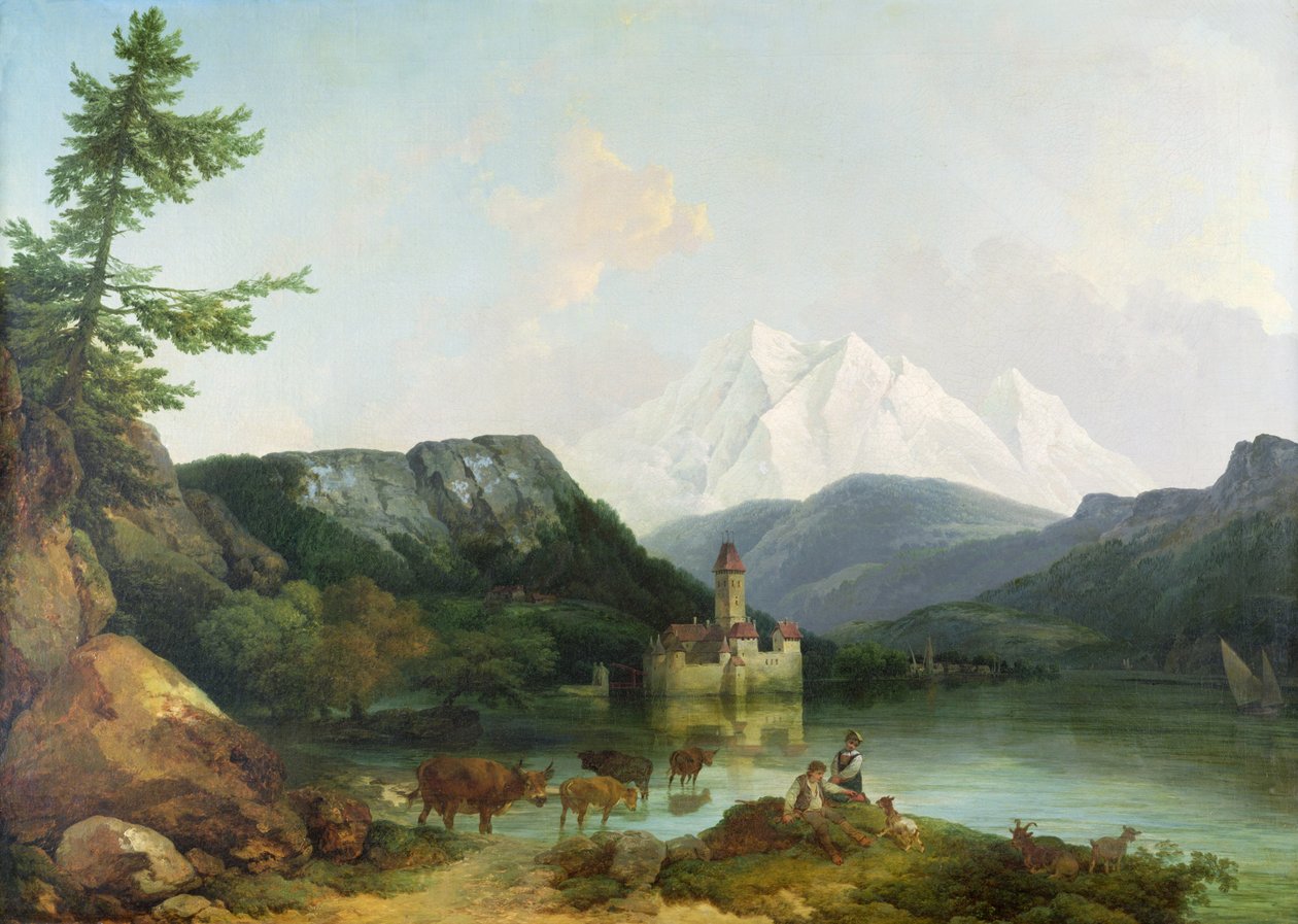 Castillo de Chillon de Philippe Jacques de Loutherbourg