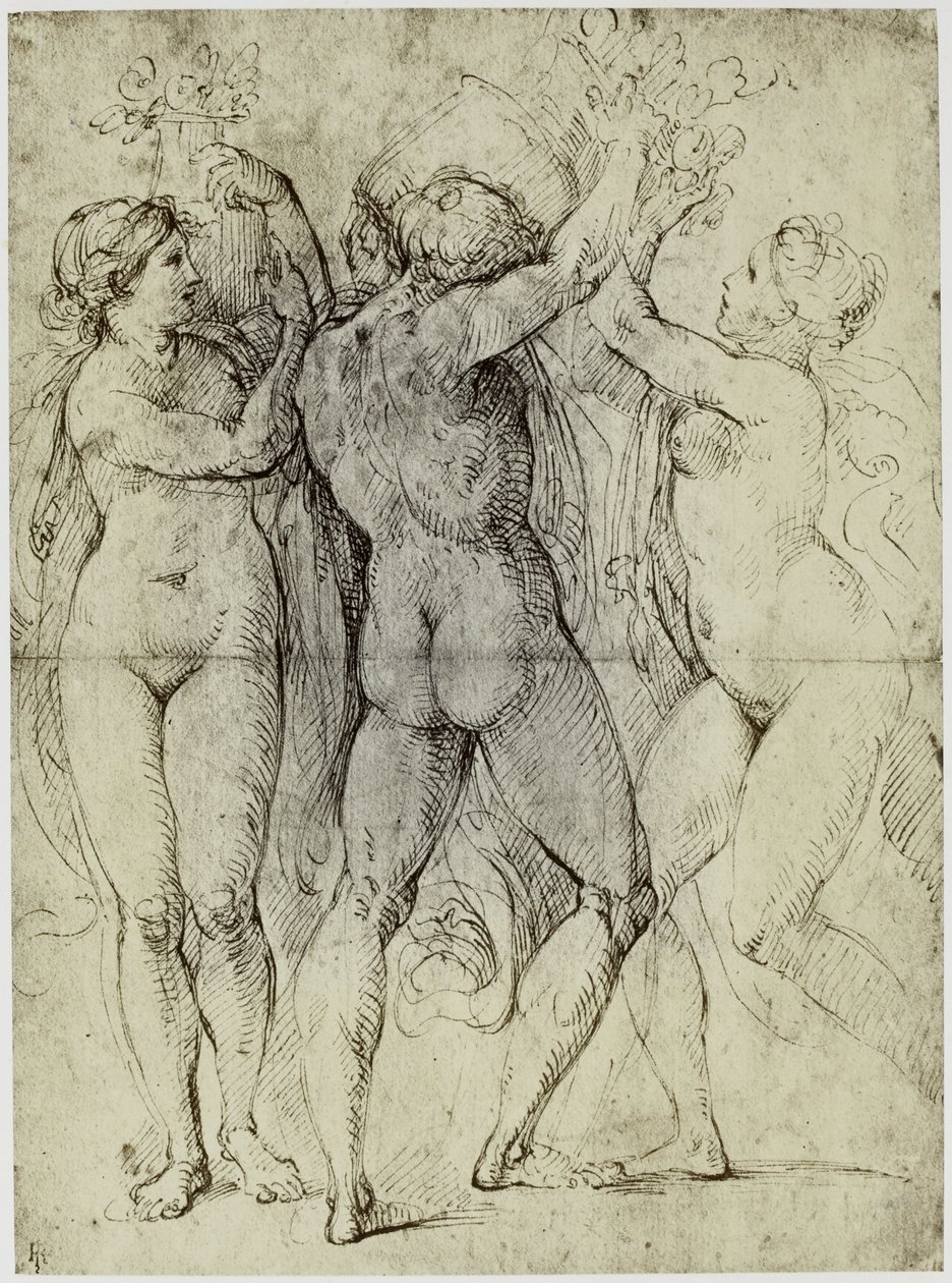 Rafael, boceto para un cuadro de Philip Henry Delamotte
