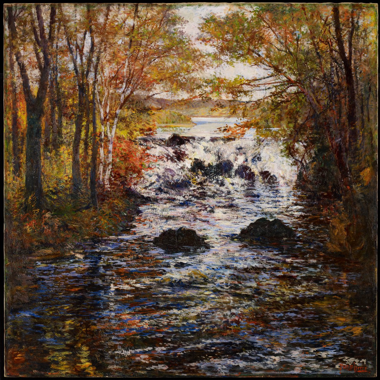 El río Ipswich superior, c.1915 de Philip Little