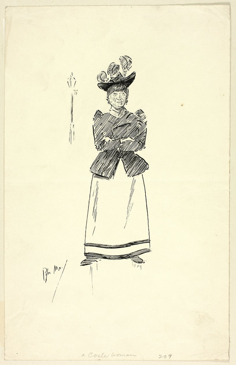 Una mujer costera de Philip William May