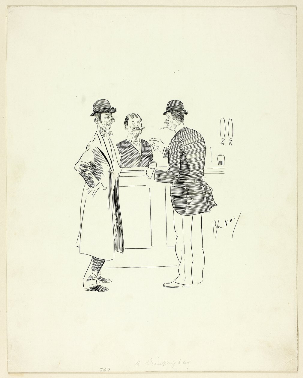 Un bar de copas de Philip William May