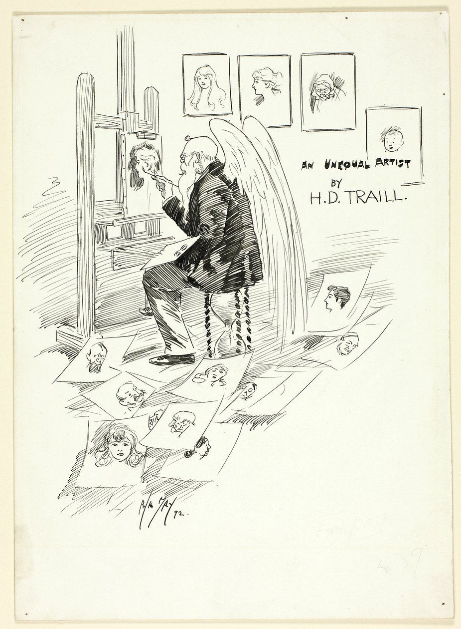 Estudio para la portada de Philip William May